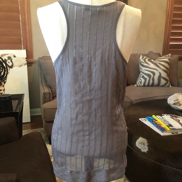 RW & Co. grey sequence tank top - Picture 2 of 5